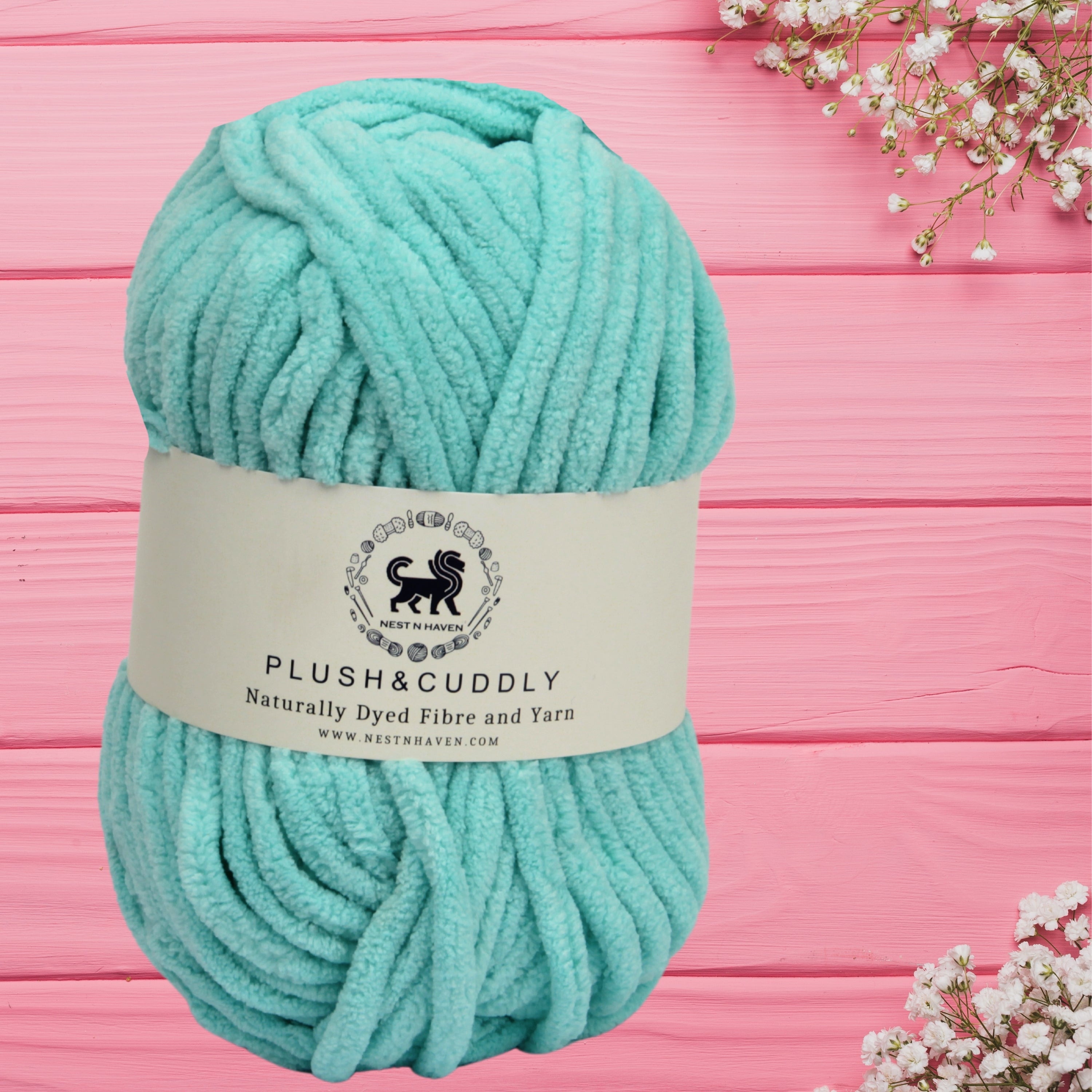 Plush and Cuddly Yarn (100 gram) - Turquoise