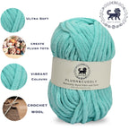 Plush and Cuddly Yarn (100 gram) - Turquoise