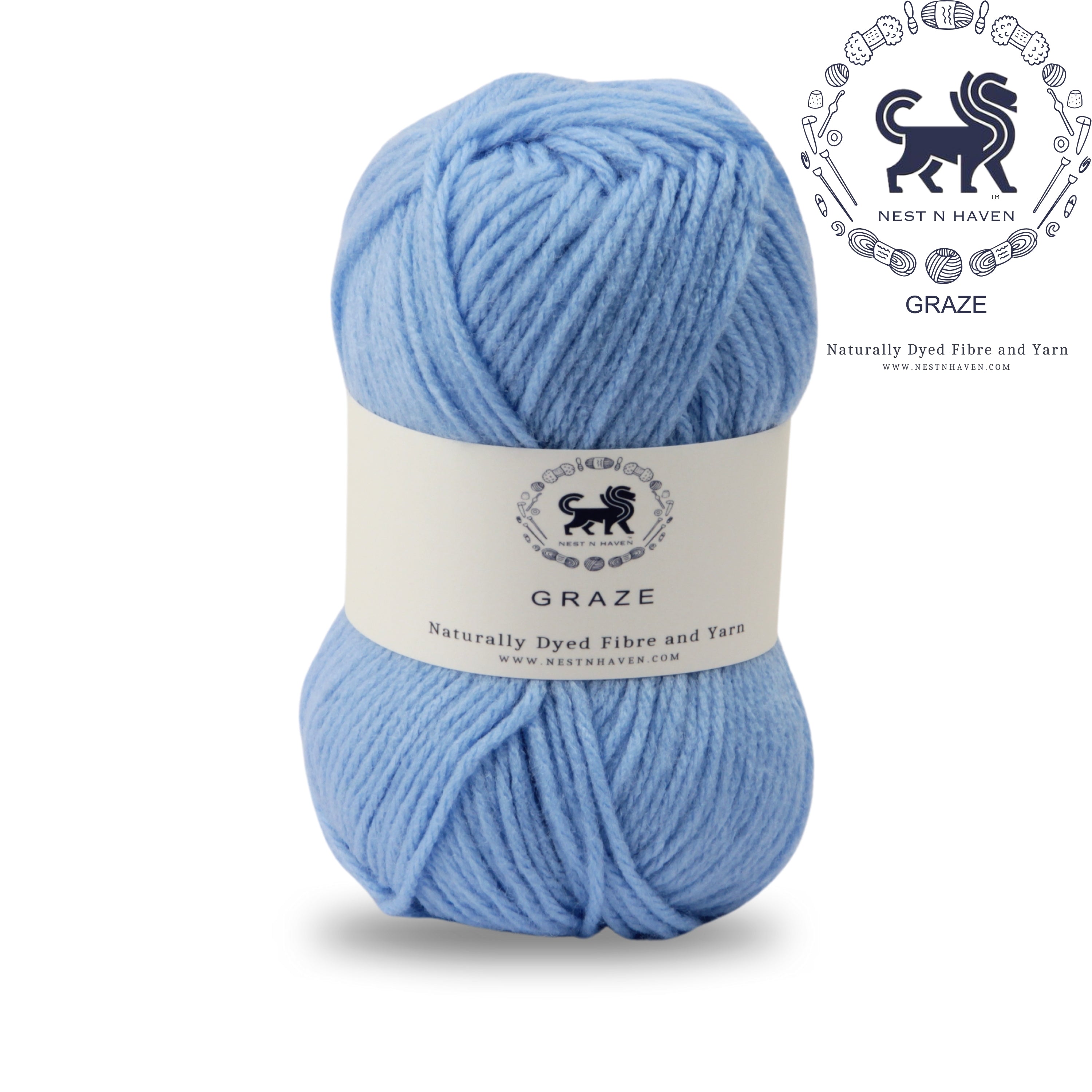Graze Hand Knitting and Crochet Bulky Yarn (100 gram) - Ultramarine