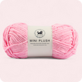 MINI Plush Chenille Yarn (100 gram) - Vivid Pink