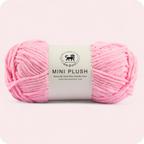 MINI Plush Chenille Yarn (100 gram) - Vivid Pink