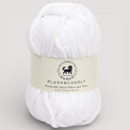 Plush and Cuddly Yarn (100 gram) - White