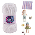 Cotton Candy Cotton Yarn (100 gram) - White