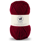 Graze Hand Knitting and Crochet Bulky Yarn (100 gram) - wine